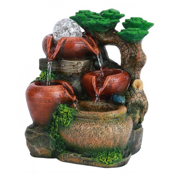 Συντριβάνι Feng Shui JK-180-024, φωτιζόμενο, 15 x 10 x 20cm Συντριβάνι Feng Shui JK-180-024, φωτιζόμενο, 15 x 10 x 20cm