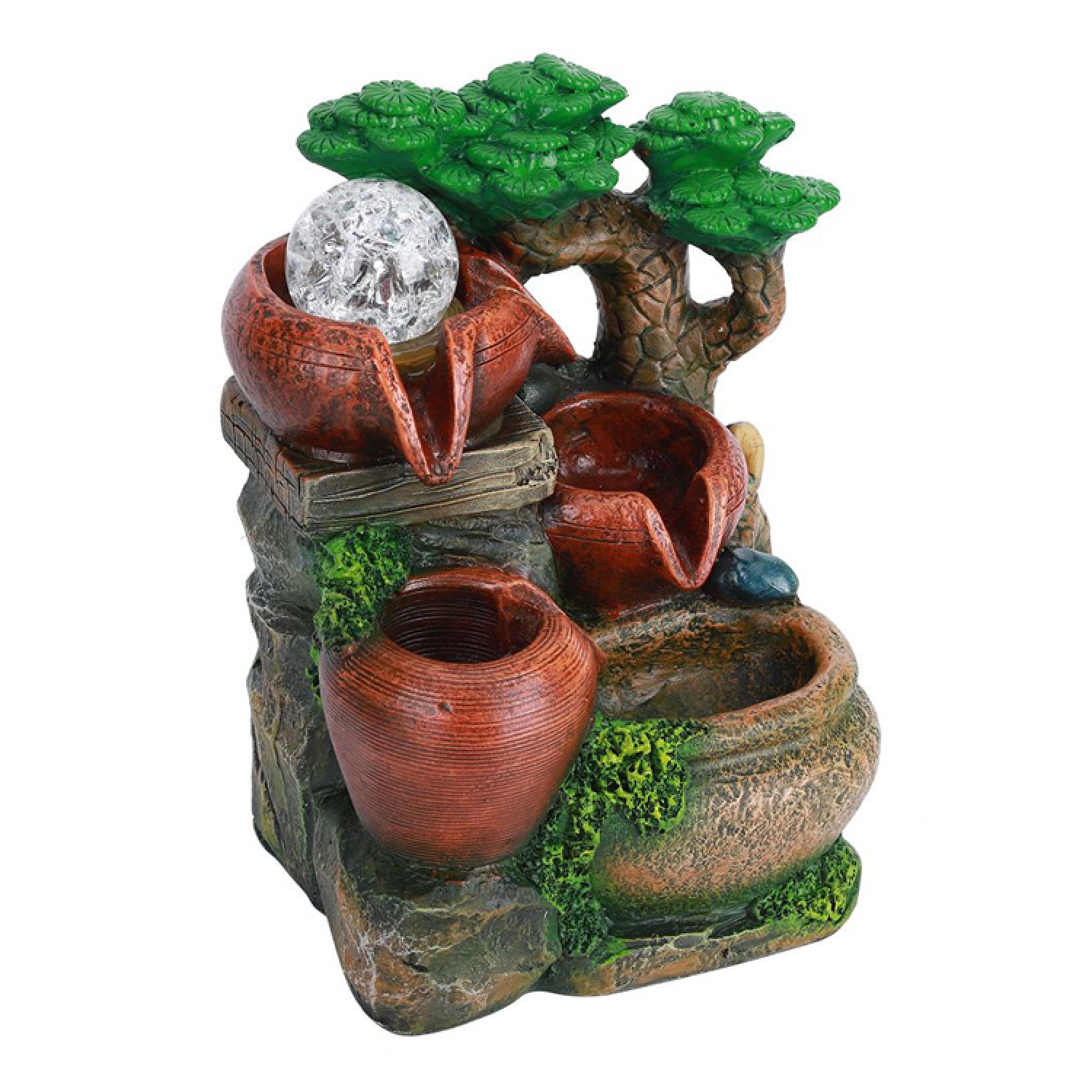 Συντριβάνι Feng Shui JK-180-024, φωτιζόμενο, 15 x 10 x 20cm Συντριβάνι Feng Shui JK-180-024, φωτιζόμενο, 15 x 10 x 20cm