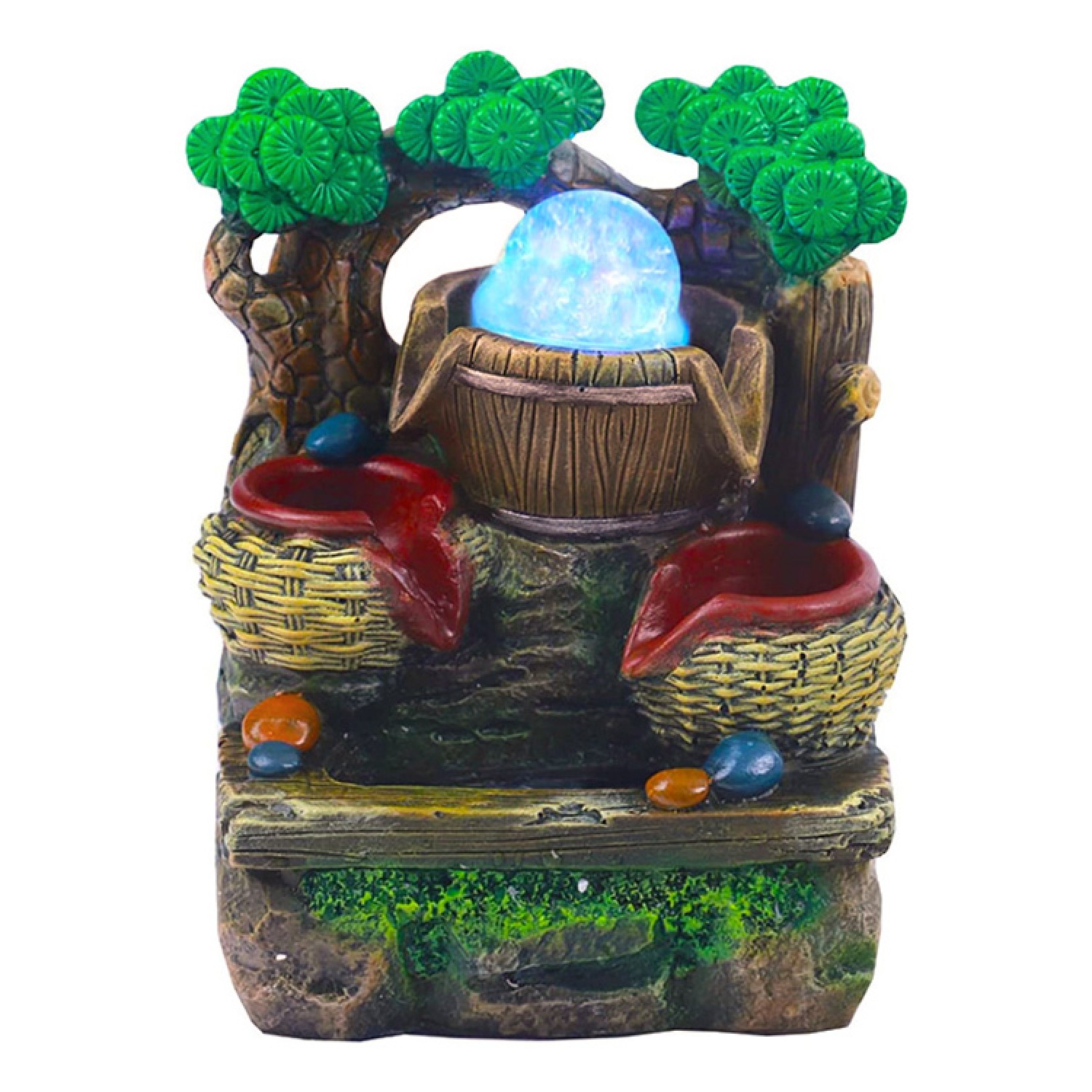 Συντριβάνι Feng Shui JK-180-026, φωτιζόμενο, 15 x 10 x 20cm Συντριβάνι Feng Shui JK-180-026, φωτιζόμενο, 15 x 10 x 20cm