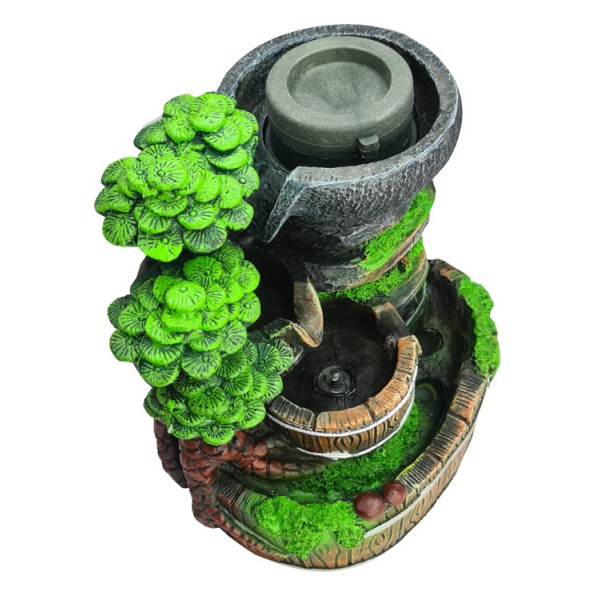 Συντριβάνι Feng Shui JK-180-023, φωτιζόμενο, 20 x 16 x 27cm