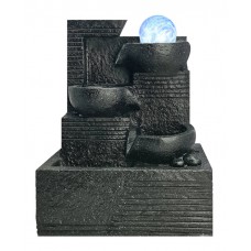 Συντριβάνι Feng Shui JK-180-021, φωτιζόμενο, 20 x 16 x 28cm