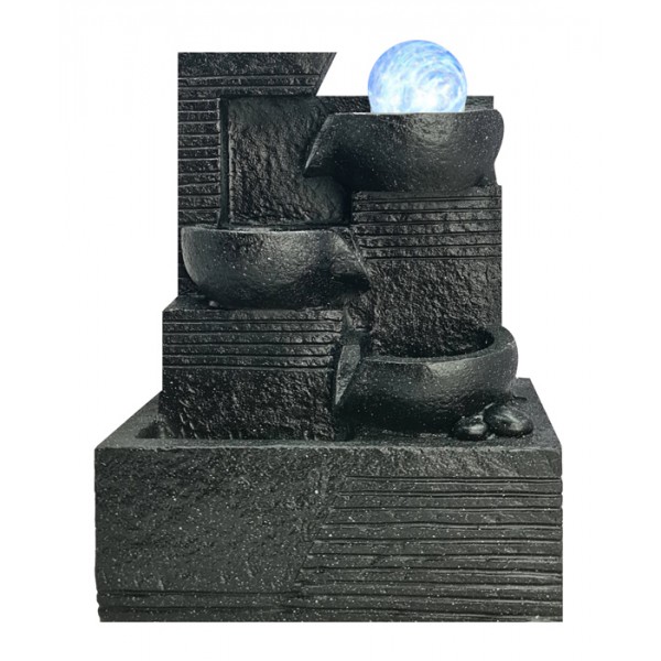 Συντριβάνι Feng Shui JK-180-021, φωτιζόμενο, 20 x 16 x 28cm Συντριβάνι Feng Shui JK-180-021, φωτιζόμενο, 20 x 16 x 28cm