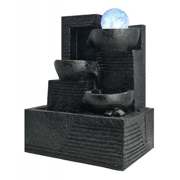 Συντριβάνι Feng Shui JK-180-021, φωτιζόμενο, 20 x 16 x 28cm Συντριβάνι Feng Shui JK-180-021, φωτιζόμενο, 20 x 16 x 28cm