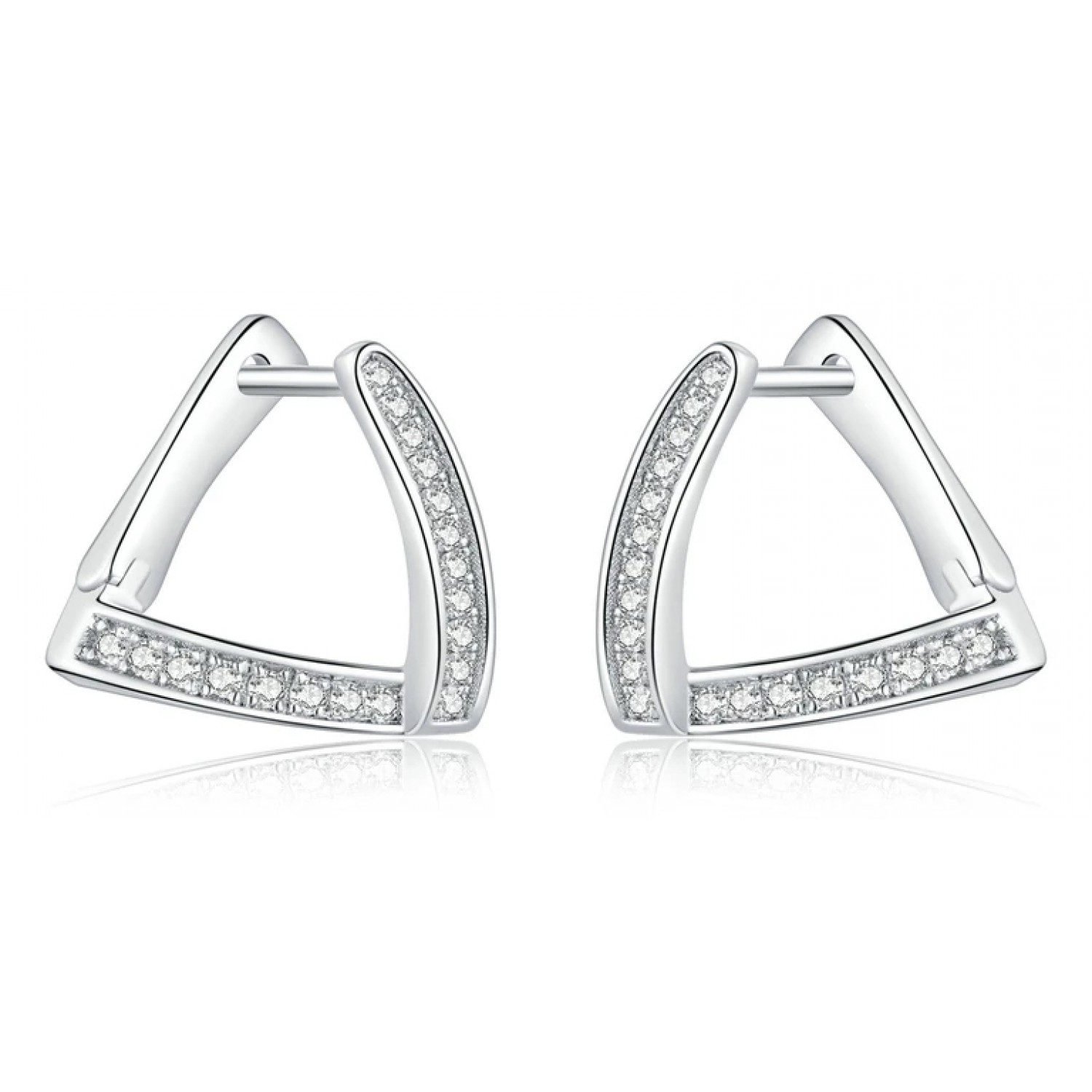 BAMOER σκουλαρίκια SCE975 με κυβική ζιρκόνια, ασήμι 925, ασημί BAMOER σκουλαρίκια SCE975 με κυβική ζιρκόνια, ασήμι 925, ασημί