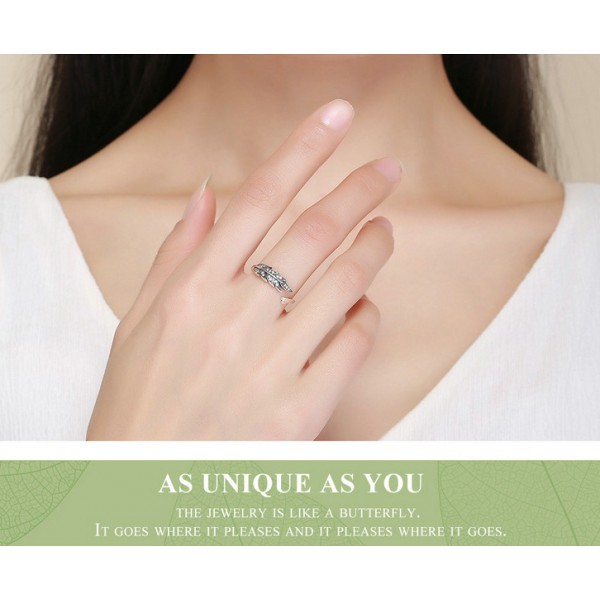 BAMOER δαχτυλίδι SCR313, κυβική ζιρκόνια, ανοιγόμενο, ασήμι 925, ασημί BAMOER δαχτυλίδι SCR313, κυβική ζιρκόνια, ανοιγόμενο, ασήμι 925, ασημί