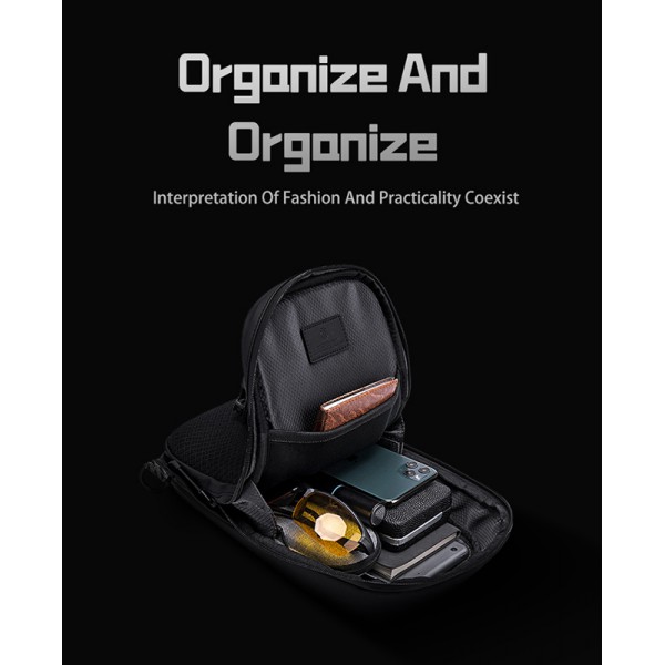 ARCTIC HUNTER τσάντα Crossbody XB00126, μαύρη