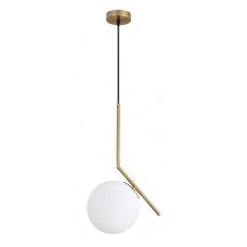 POWERTECH φωτιστικό οροφής HLL-0094, E27, Φ30, μεταλλικό, χρυσό