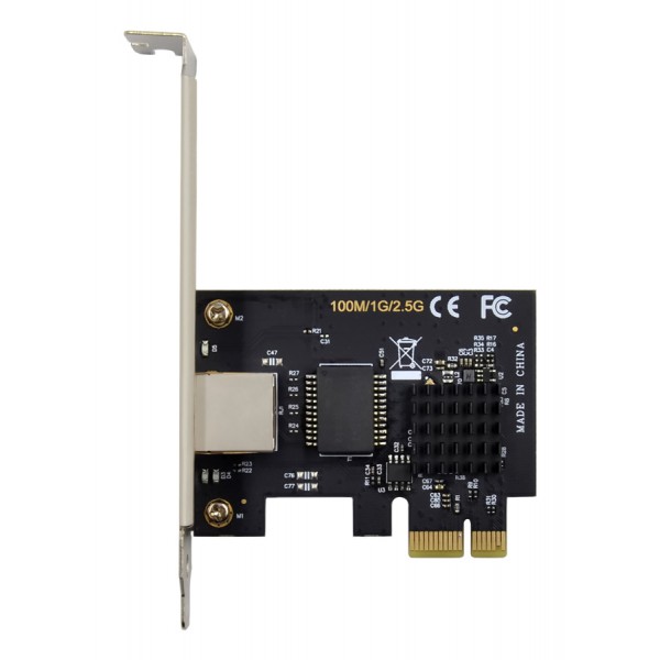 POWERTECH κάρτα επέκτασης PCIe σε RJ45 2.5G ST7266, RTL8125B POWERTECH κάρτα επέκτασης PCIe σε RJ45 2.5G ST7266, RTL8125B