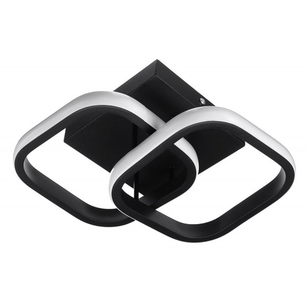 POWERTECH LED φωτιστικό οροφής HLL-0079, 20W, 4000K, 24x20cm, μαύρο POWERTECH LED φωτιστικό οροφής HLL-0079, 20W, 4000K, 24x20cm, μαύρο