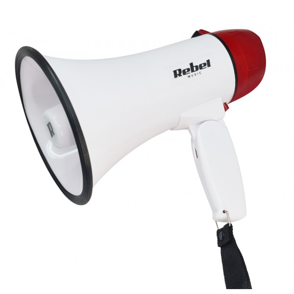 REBEL φορητό μεγάφωνο ανακοινώσεων DH08, 5W, με σειρήνα REBEL φορητό μεγάφωνο ανακοινώσεων DH08, 5W, με σειρήνα
