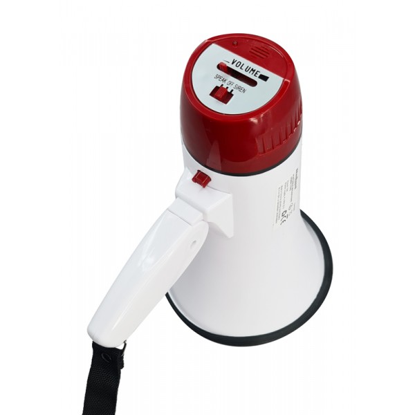 REBEL φορητό μεγάφωνο ανακοινώσεων DH08, 5W, με σειρήνα REBEL φορητό μεγάφωνο ανακοινώσεων DH08, 5W, με σειρήνα