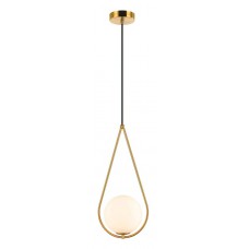 POWERTECH φωτιστικό οροφής HLL-0095, E27, 25x52cm, μεταλλικό, χρυσό