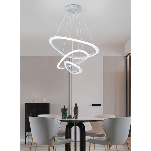 POWERTECH LED φωτιστικό οροφής HLL-0087, 44W, 4000K, λευκό POWERTECH LED φωτιστικό οροφής HLL-0087, 44W, 4000K, λευκό