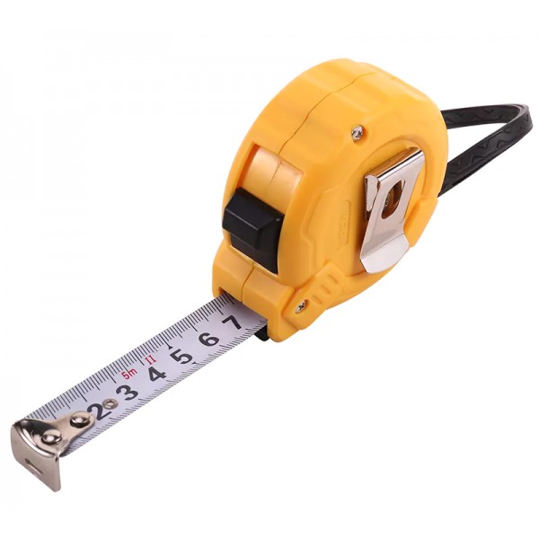 DELI μέτρο DL9005B, με κλείδωμα & clip ζώνης, 5m x 19mm DELI μέτρο DL9005B, με κλείδωμα & clip ζώνης, 5m x 19mm