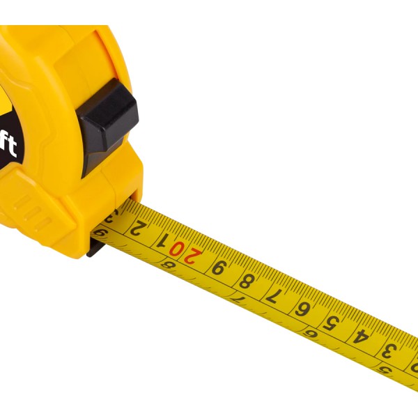 DELI μέτρο DL9010Y, με κλείδωμα & clip ζώνης, 10m/33ft x 25mm DELI μέτρο DL9010Y, με κλείδωμα & clip ζώνης, 10m/33ft x 25mm