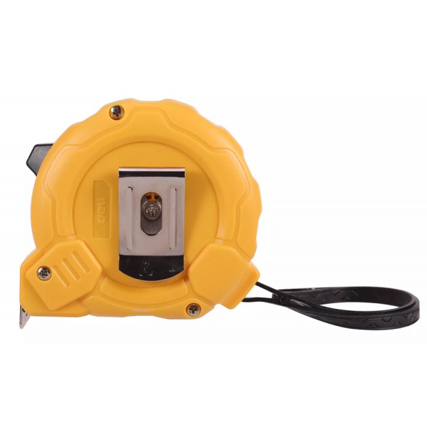 DELI μέτρο DL9010Y, με κλείδωμα & clip ζώνης, 10m/33ft x 25mm DELI μέτρο DL9010Y, με κλείδωμα & clip ζώνης, 10m/33ft x 25mm