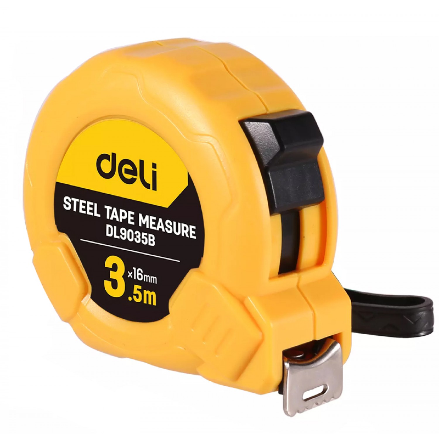 DELI μέτρο DL9035B, με κλείδωμα & clip ζώνης, 3.5m x 16mm DELI μέτρο DL9035B, με κλείδωμα & clip ζώνης, 3.5m x 16mm