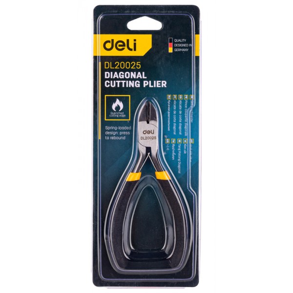 DELI πλαγιοκόφτης DL20025 με αντιολισθητικές λαβές, 11cm DELI πλαγιοκόφτης DL20025 με αντιολισθητικές λαβές, 11cm