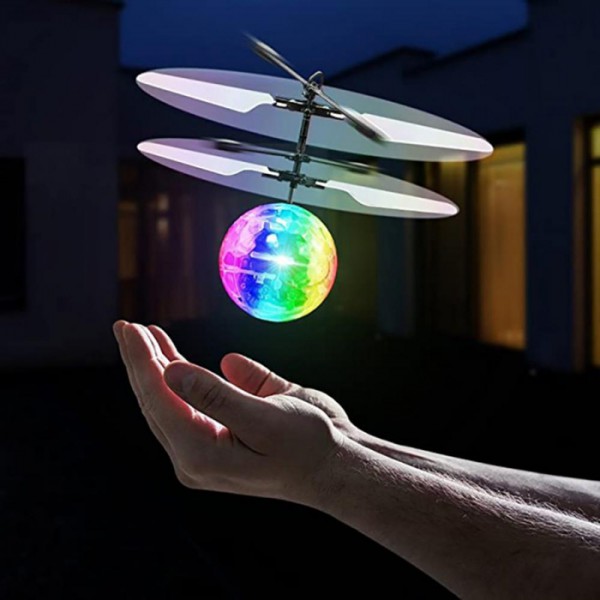 Ιπτάμενη μπάλα με πολύχρωμο φωτισμό LED AG362D, 320mAh Ιπτάμενη μπάλα με πολύχρωμο φωτισμό LED AG362D, 320mAh
