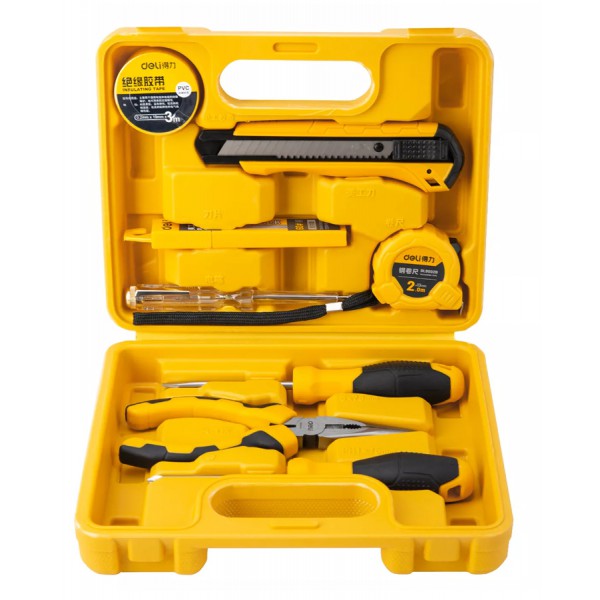 DELI σετ εργαλείων DL1008J, με θήκη, 8τμχ DELI σετ εργαλείων DL1008J, με θήκη, 8τμχ