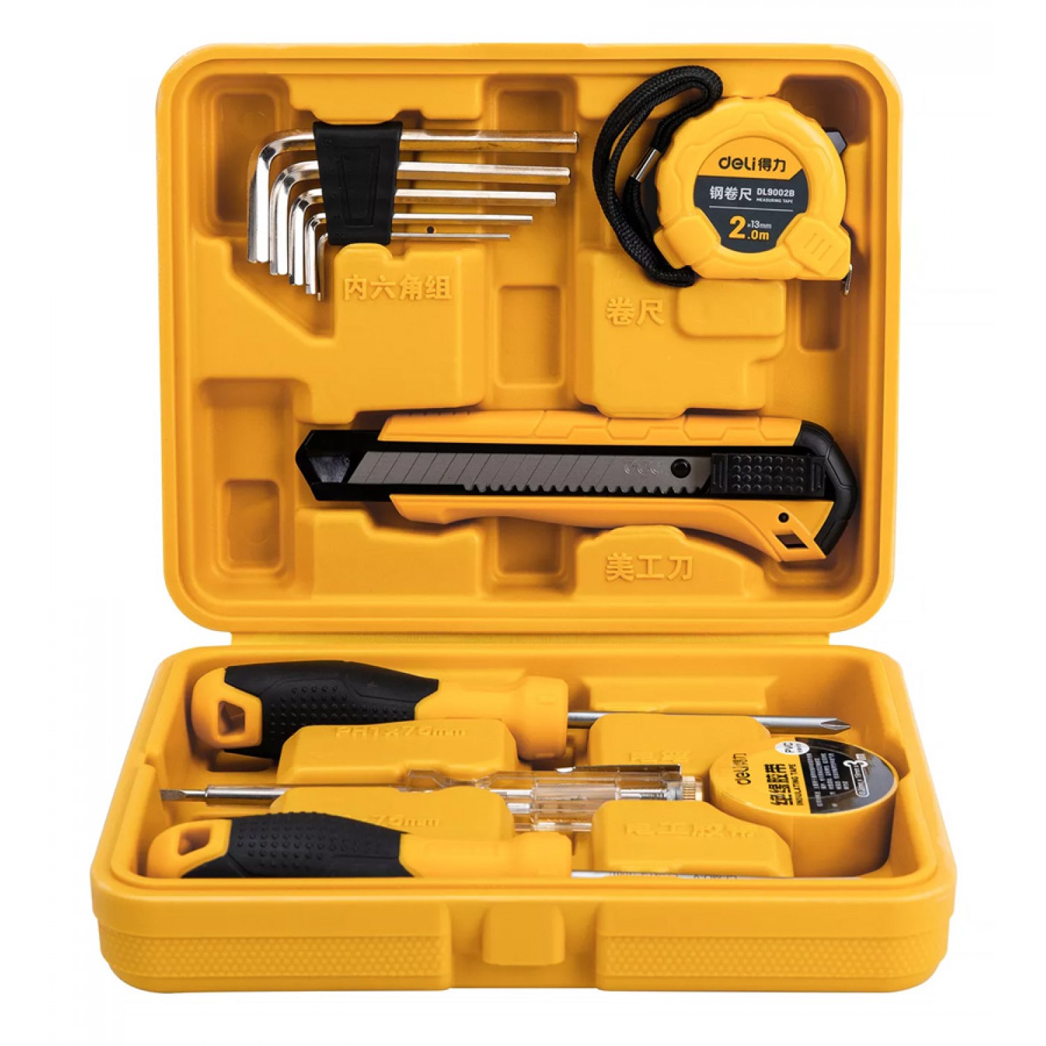 DELI σετ εργαλείων DL1011J, με θήκη, 11τμχ DELI σετ εργαλείων DL1011J, με θήκη, 11τμχ