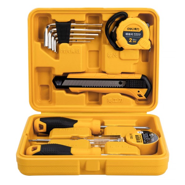 DELI σετ εργαλείων DL1011J, με θήκη, 11τμχ DELI σετ εργαλείων DL1011J, με θήκη, 11τμχ