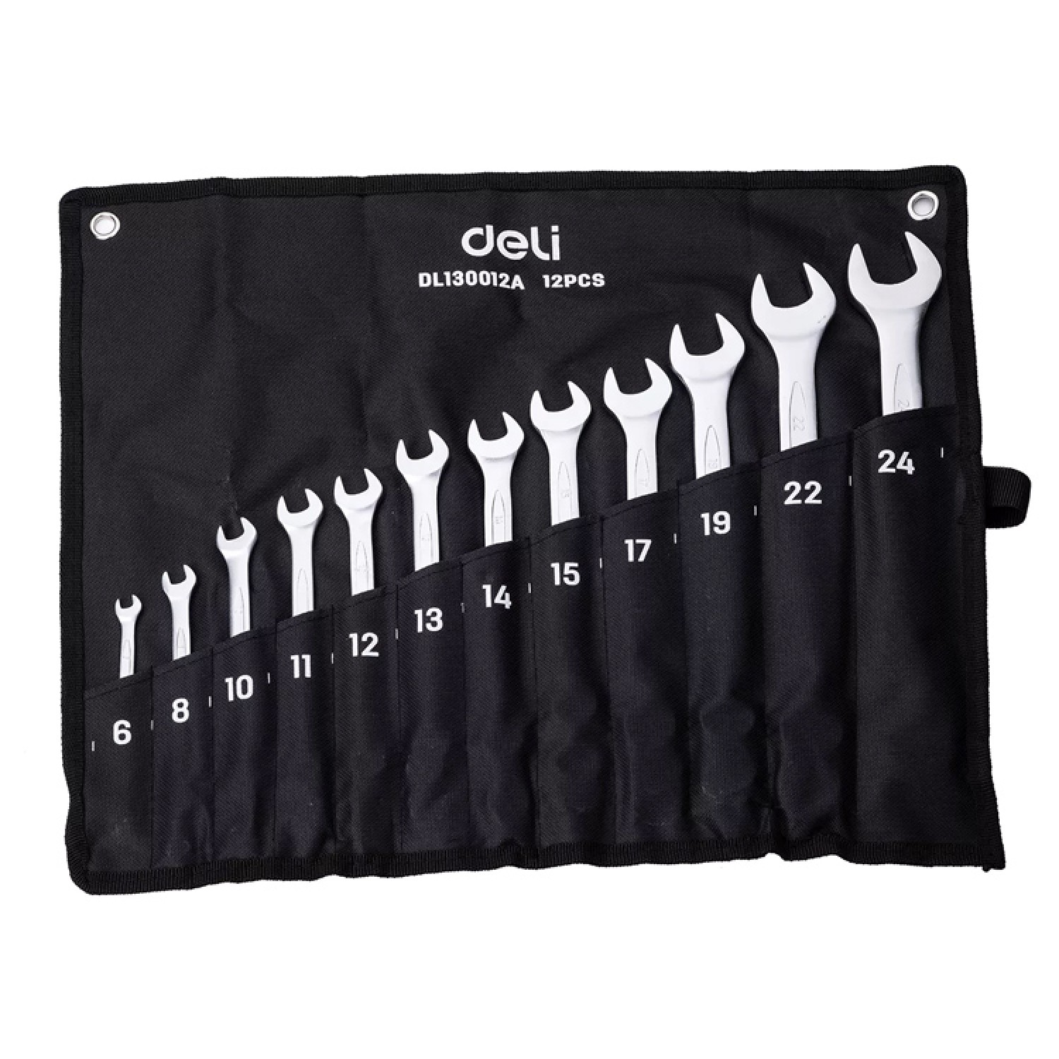 DELI σετ γερμανοπολύγωνα κλειδιά DL130012A, 6-24mm, 12τμχ DELI σετ γερμανοπολύγωνα κλειδιά DL130012A, 6-24mm, 12τμχ