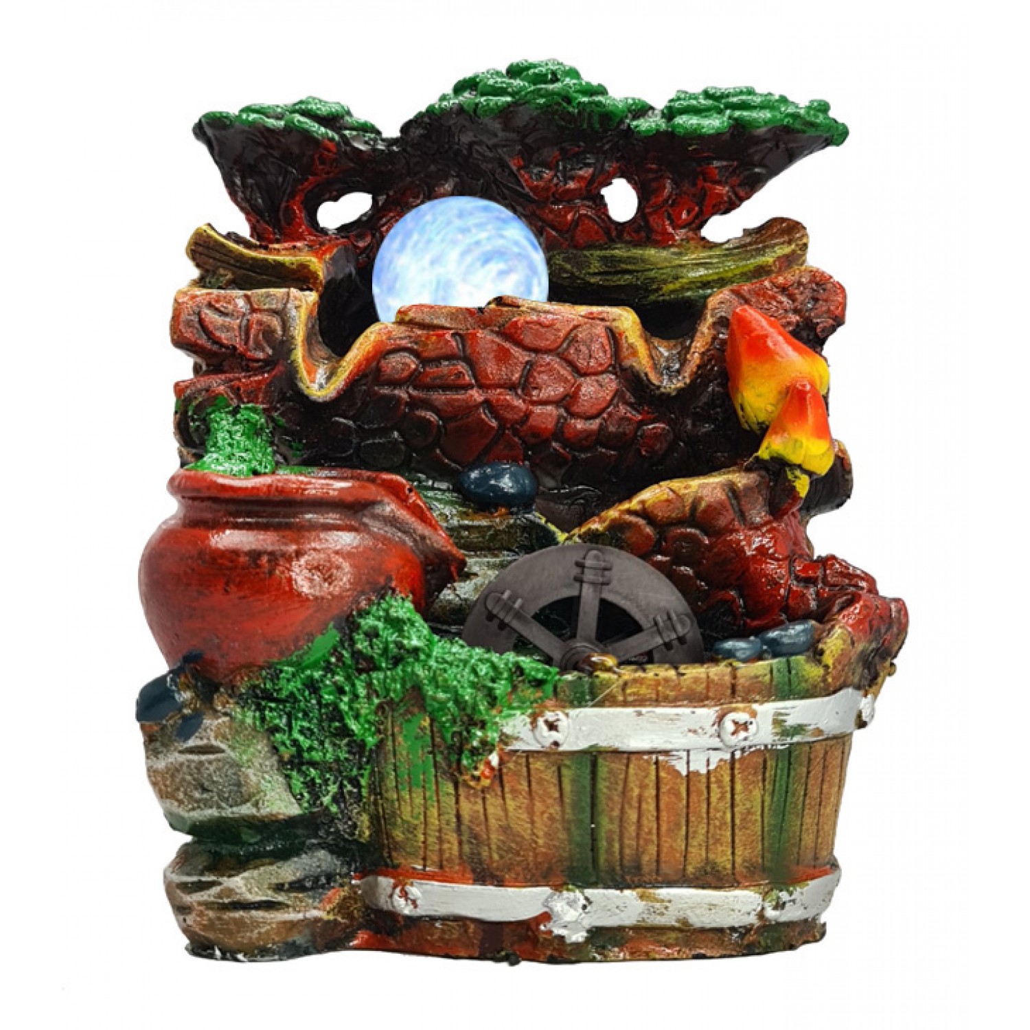 Συντριβάνι Feng Shui JK-180-025, φωτιζόμενο, 15 x 10 x 20cm Συντριβάνι Feng Shui JK-180-025, φωτιζόμενο, 15 x 10 x 20cm