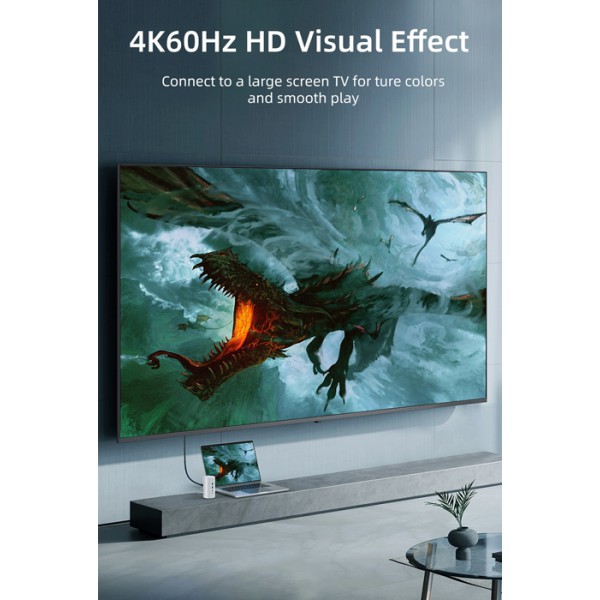 CABLETIME docking station DOCK91-PW με καθαριστή αέρα, 10 θυρών, λευκό