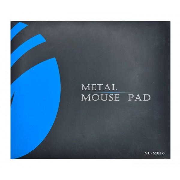 CABLETIME μεταλλικό mouse pad CT-MP24-AS, 246x202x2mm, ασημί & μαύρο CABLETIME μεταλλικό mouse pad CT-MP24-AS, 246x202x2mm, ασημί & μαύρο