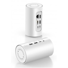 CABLETIME docking station DOCK91-PW με καθαριστή αέρα, 10 θυρών, λευκό