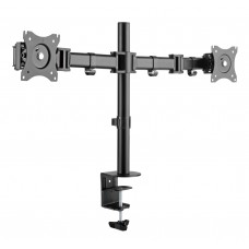 BRATECK βάση γραφείου LDT07-C024 για 2 οθόνες 13"-27", 8kg ανά οθόνη