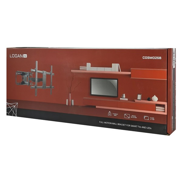 LOGAN επιτοίχια βάση COSMO25B για τηλεόραση 37-70", full motion, 60kg