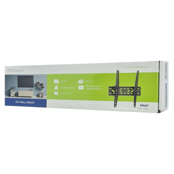 ITECHMOUNT επιτοίχια βάση PM4T για τηλεόραση 32"-55", έως 50kg ITECHMOUNT επιτοίχια βάση PM4T για τηλεόραση 32"-55", έως 50kg