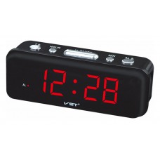 Ψηφιακό ρολόι με ξυπνητήρι VST-738, επιτραπέζιο, μαύρο