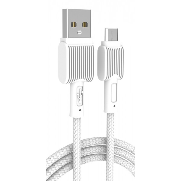 POWERTECH καλώδιο USB σε Micro USB eco PTR-0109, 12W 2.4A, 1m, λευκό POWERTECH καλώδιο USB σε Micro USB eco PTR-0109, 12W 2.4A, 1m, λευκό