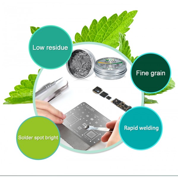 BEST πάστα συγκόλλησης BST-506A, leaded, medium temperature 183°, 50g BEST πάστα συγκόλλησης BST-506A, leaded, medium temperature 183°, 50g