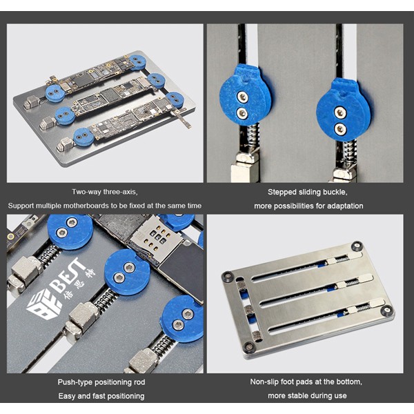 BEST βάση motherboard BST-001P για επισκευή smartphone, 3-axis, 9.5x15cm BEST βάση motherboard BST-001P για επισκευή smartphone, 3-axis, 9.5x15cm