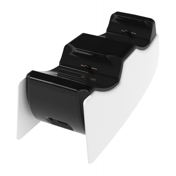 ROAR βάση φόρτισης gamepad RR-0020 για 2x PS5 DualSense, λευκή ROAR βάση φόρτισης gamepad RR-0020 για 2x PS5 DualSense, λευκή