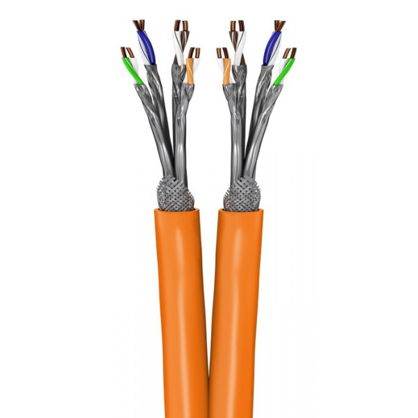 GOOBAY καλώδιο δικτύου 91892, CAT 7A S/FTP PIMF, copper, 500m, πορτοκαλί GOOBAY καλώδιο δικτύου 91892, CAT 7A S/FTP PIMF, copper, 500m, πορτοκαλί