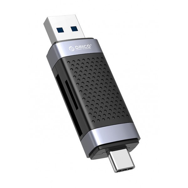 ORICO card reader CD2D-AC2 για SD & Micro SD, USB-C & USB, μαύρο ORICO card reader CD2D-AC2 για SD & Micro SD, USB-C & USB, μαύρο