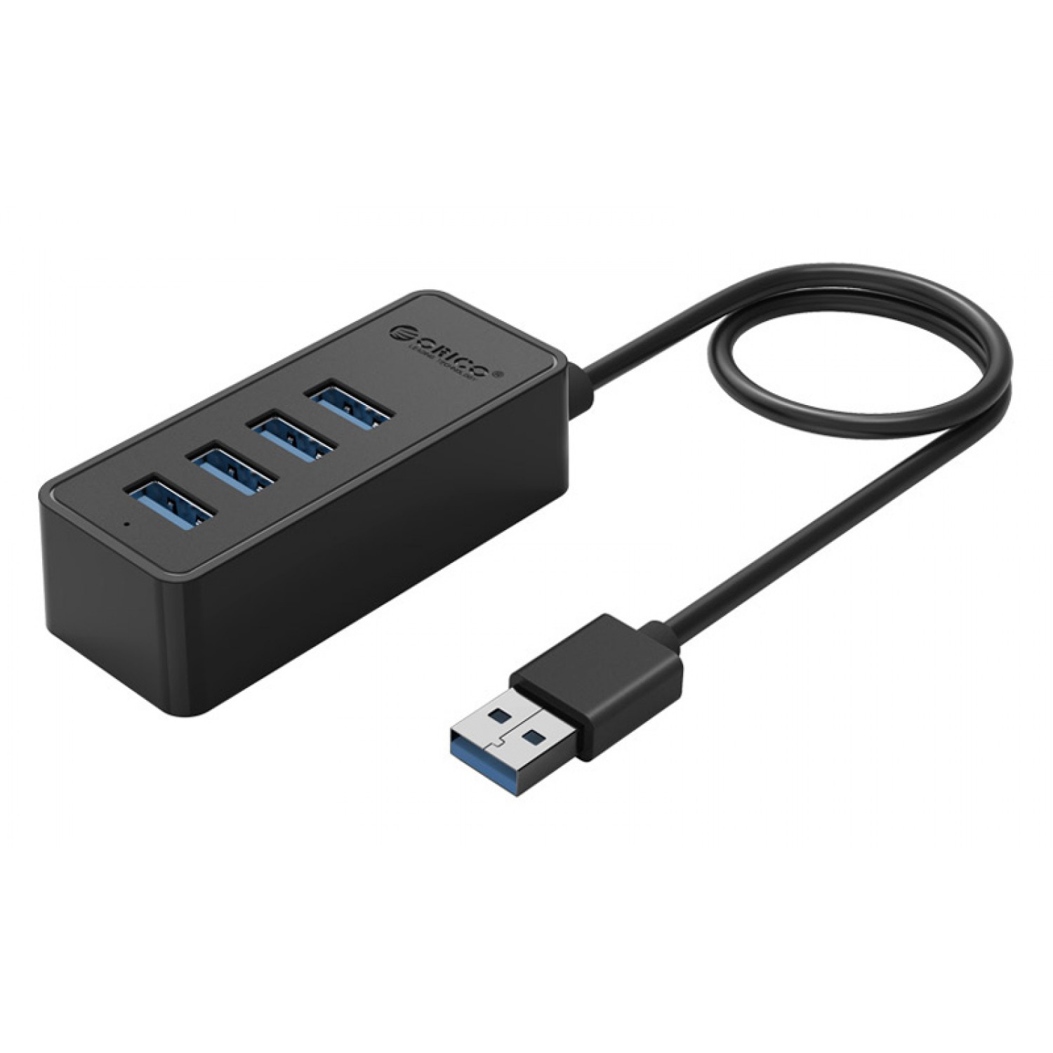 ORICO USB hub W5P-U3, 4x θυρών, 5Gbps, USB σύνδεση, μαύρο ORICO USB hub W5P-U3, 4x θυρών, 5Gbps, USB σύνδεση, μαύρο