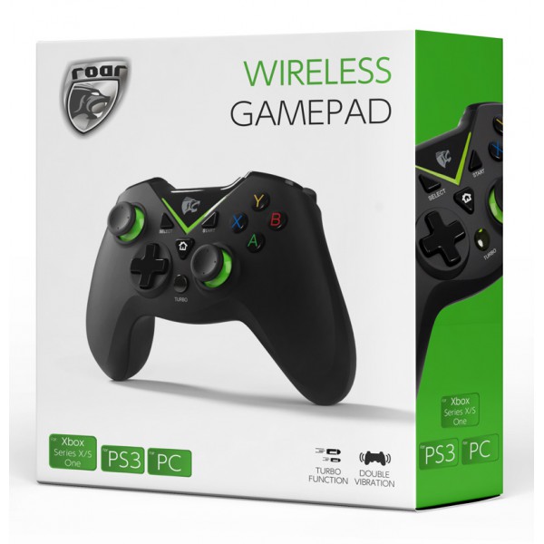 ROAR ασύρματο gamepad RR-0018 για Xbox X/S/One, PS3 & PC, μαύρο