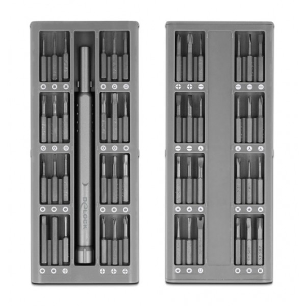 DELOCK σετ κατσαβιδιών ακριβείας 64126, 49τμχ DELOCK σετ κατσαβιδιών ακριβείας 64126, 49τμχ