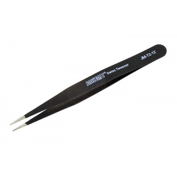 JAKEMY τσιμπίδα JM-T2-12, ανοξείδωτη, SUS304, 123mm, ίσια JAKEMY τσιμπίδα JM-T2-12, ανοξείδωτη, SUS304, 123mm, ίσια