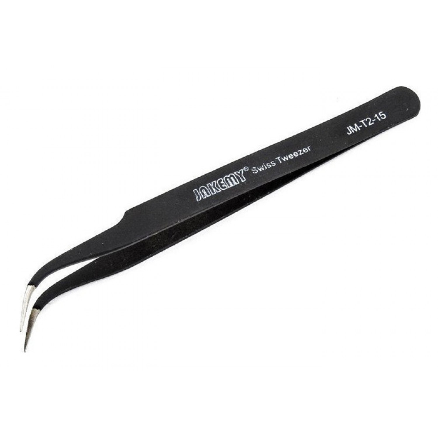 JAKEMY τσιμπίδα JM-T2-15, ανοξείδωτη, SUS304, 118mm, κυρτή JAKEMY τσιμπίδα JM-T2-15, ανοξείδωτη, SUS304, 118mm, κυρτή