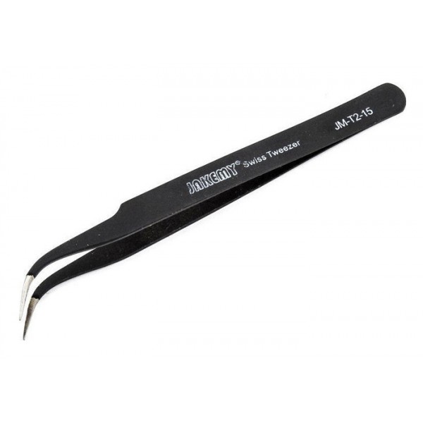 JAKEMY τσιμπίδα JM-T2-15, ανοξείδωτη, SUS304, 118mm, κυρτή JAKEMY τσιμπίδα JM-T2-15, ανοξείδωτη, SUS304, 118mm, κυρτή