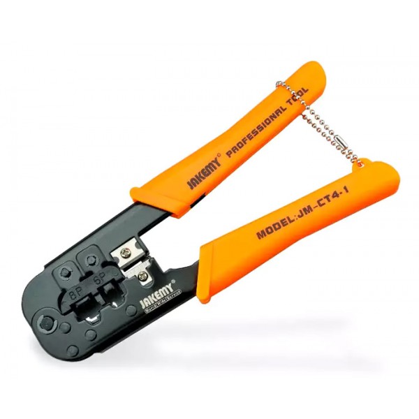 JAKEMY πρέσα ακροδεκτών JM-CT4-1 για καλώδια δικτύου RJ45/12, 8P/6P JAKEMY πρέσα ακροδεκτών JM-CT4-1 για καλώδια δικτύου RJ45/12, 8P/6P