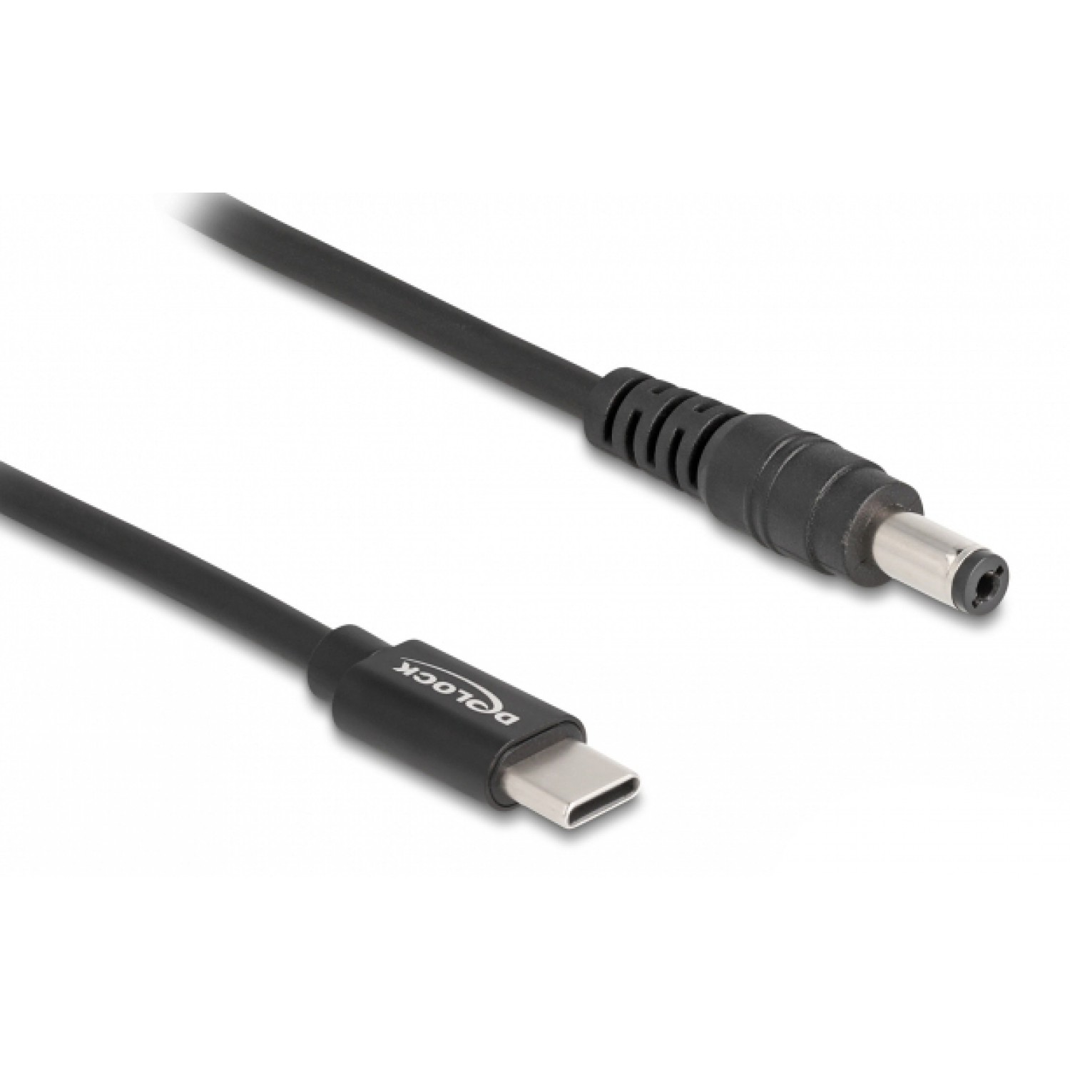 DELOCK καλώδιο τροφοδοσίας 87977, USB-C σε 5.5x2.1mm, 1.5m, μαύρο DELOCK καλώδιο τροφοδοσίας 87977, USB-C σε 5.5x2.1mm, 1.5m, μαύρο