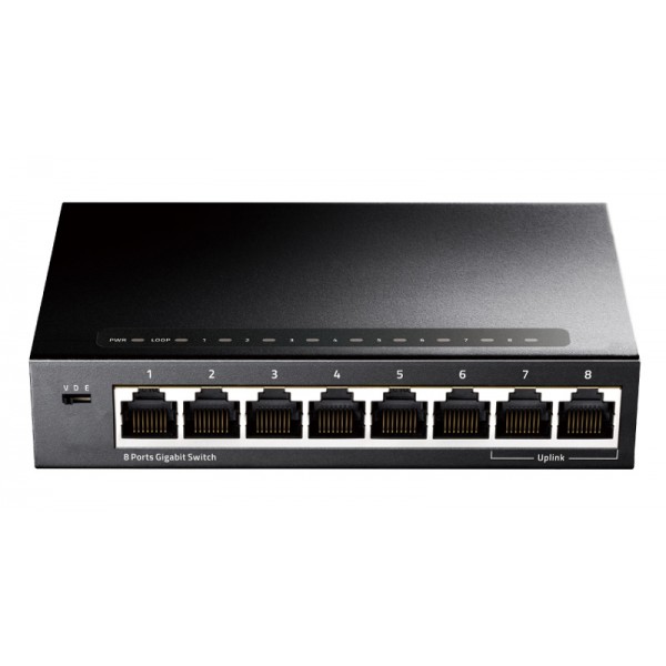 CUDY desktop switch GS108, 8-port Gigabit, 10/100/1000Mbps CUDY desktop switch GS108, 8-port Gigabit, 10/100/1000Mbps